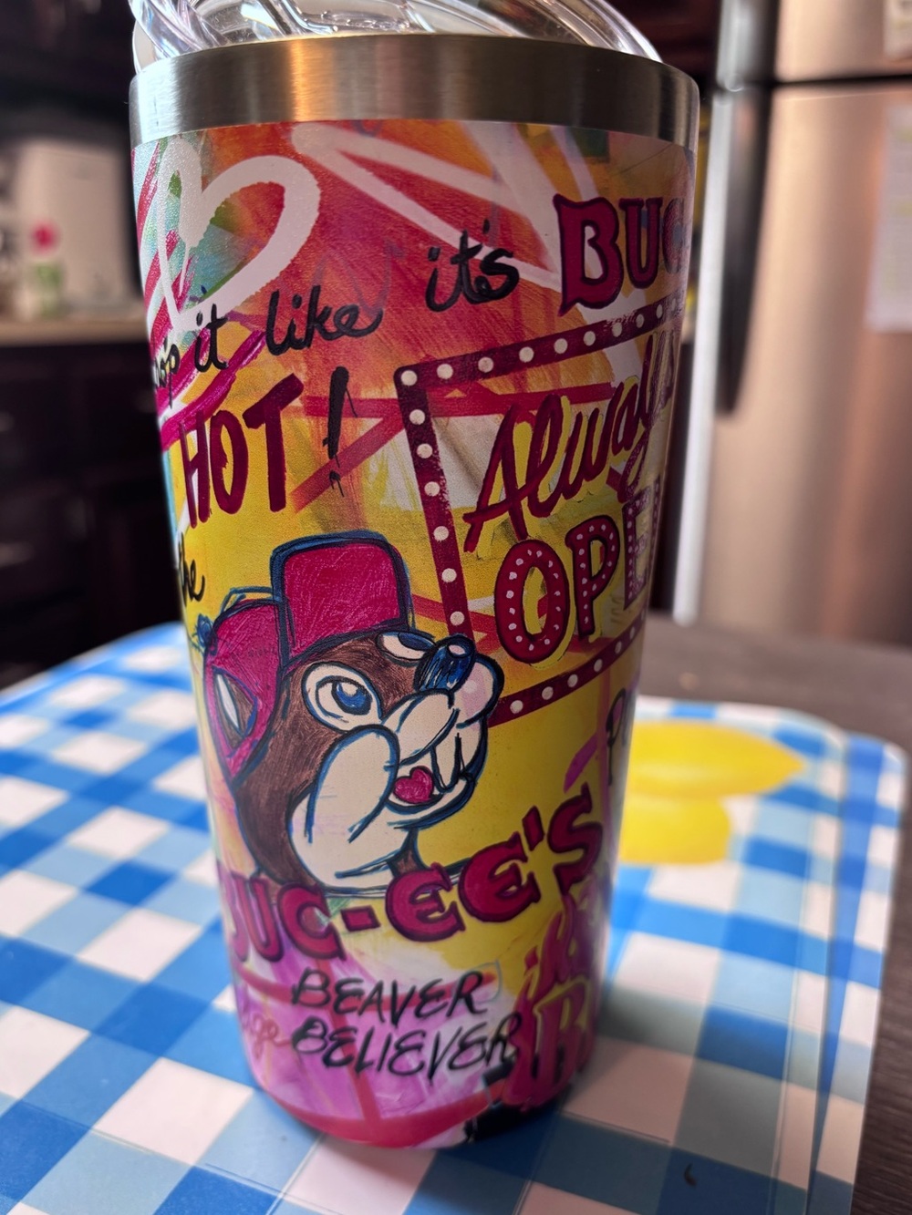 🎉 (18oz) Buc-ee’s Kelly O’Neal Stainless Steel Tumbler